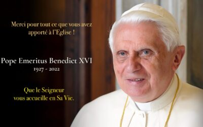 Merci cher Pape Benoit XVI